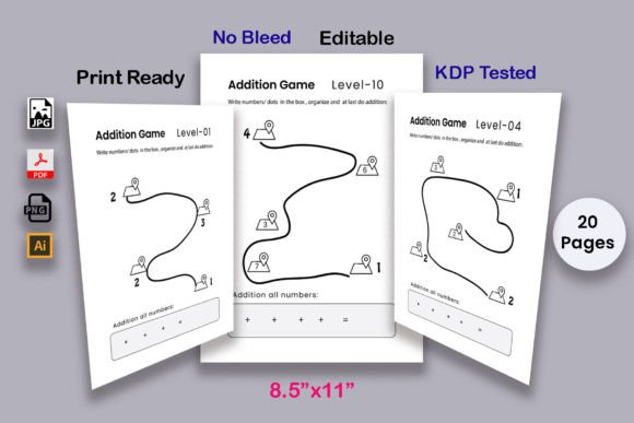 Addition Games & Math Worksheets for Kids