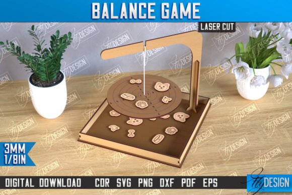 Balance Game Laser Cut Counter Balance