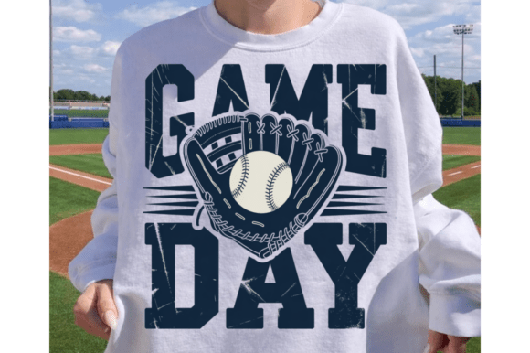 Baseball Game Day PNG for Creative Design Projects