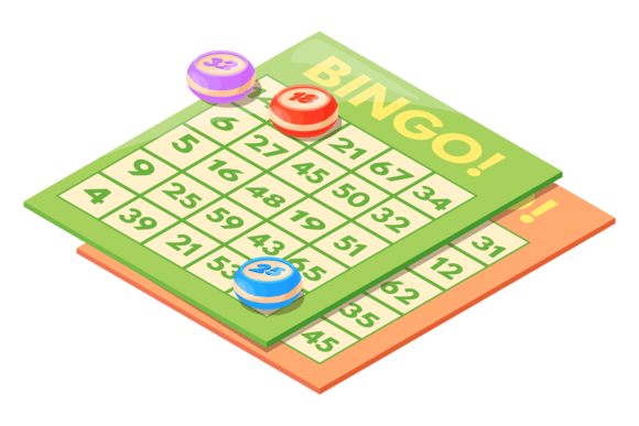 Bingo Isometric Icon: A Practical Design Asset for Luck Game Tickets and More