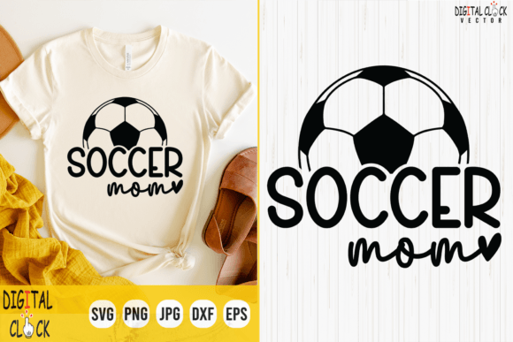 Customizable Soccer Mom Sports Mom Game Day SVG Art for Everyday Use