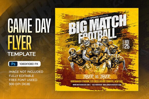 Designing Impactful Game Day Football Flyers: A Comprehensive Guide
