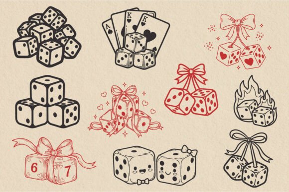 Dice SVG Bundle Meets Monogram Magic