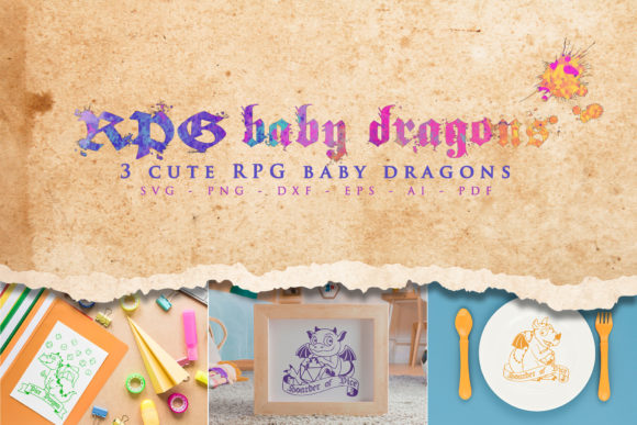 Discover the Charm of Cute Baby Dragons in Digital Design