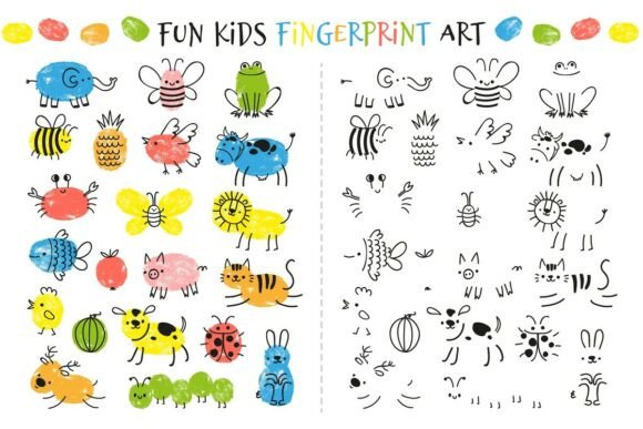 Engaging Children with Fingerprint Games: A Creative and Educational Experience