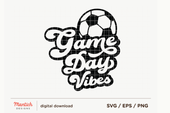 Football Soccer Game Day Vibes SVG PNG: A Versatile Design Resource