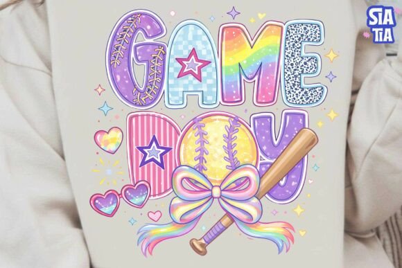 Game Day Softball PNG Sublimation Design: A Versatile Asset for Creators and Businesses