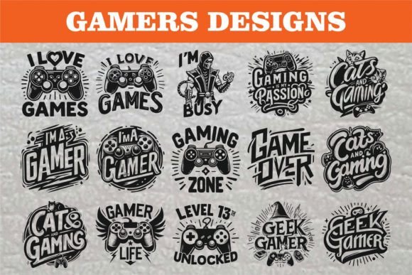 Game on SVG Bundle for Gamers: Power Up Your Creative Projects