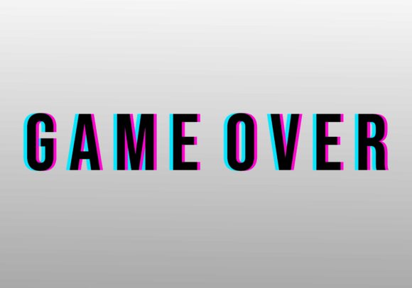 Game Over Vector Text Effect Fully