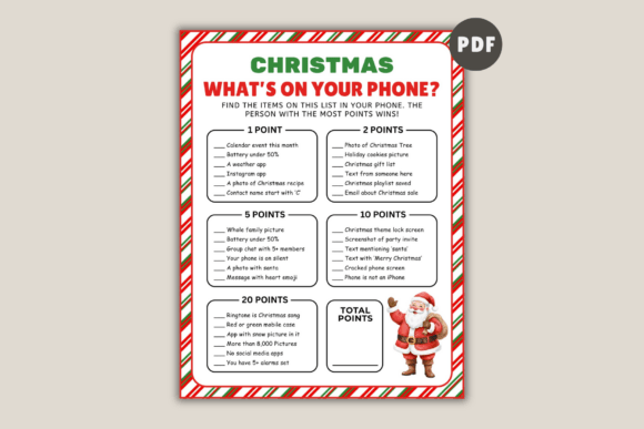 Get into the Festive Spirit with the Christmas What's on Your Phone Game