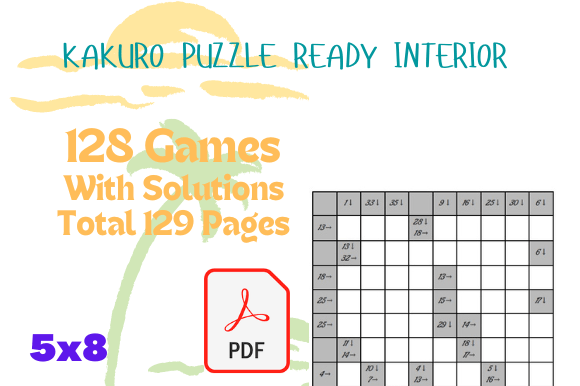 Kakuro Game Book with Solutions: A Strategic Resource for Puzzle Enthusiasts and KDP Publishers