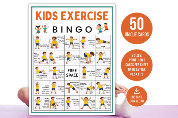 Kids Exercise Bingo: Transforming Fitness into Engaging Play for Modern Families and Classrooms