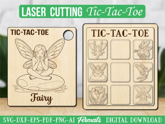 Magical Fairy Tic Tac Toe Puzzle Game