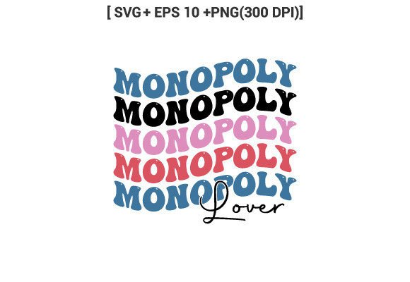 Monopoly Lover Indoor Game Retro SVG: A Versatile Design Resource for Creative Projects