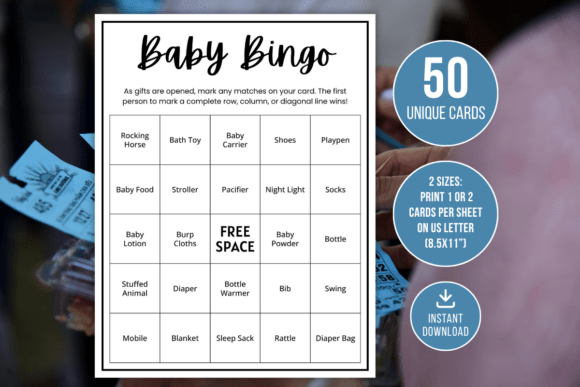 Transforming Baby Showers with the Baby Shower Bingo Game Fun Party
